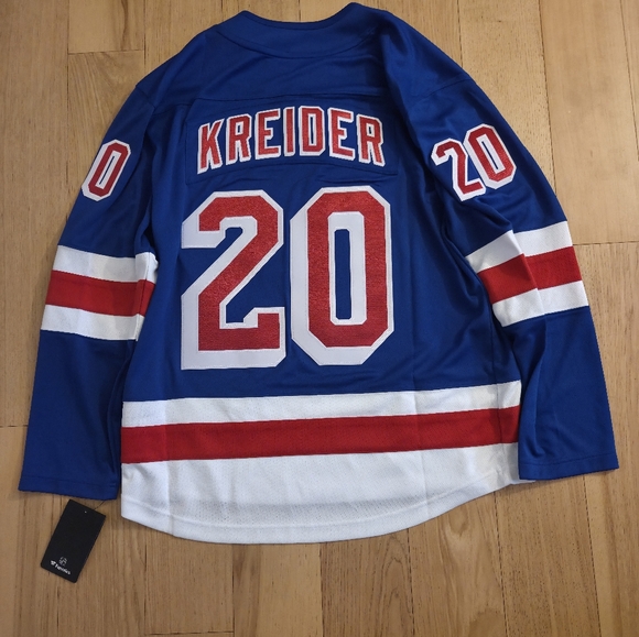 Fanatics NHL New York Rangers Chris Kreider Jersey Men's Size L NWT - Picture 2 of 6